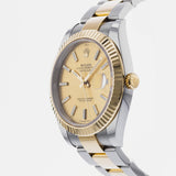 Rolex Datejust 41 Champagne Dial Two Tone Oystersteel & Gold Strap Watch for Men - M126333-0009