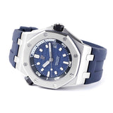 Audemars Piguet Royal Oak Offshore Diver Blue Dial Blue Rubber Strap Watch for Men - 15720ST.OO.A027CA.01