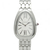 Bvlgari Serpenti Seduttori Quartz White Dial Silver Steel Strap Watch for Women - SERPENTI103141