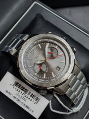 Hugo Boss Nomad Chronograph Grey Dial Silver Steel Strap Watch for Men - 1513774