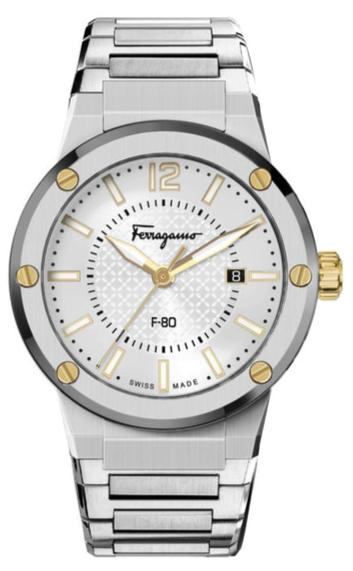 Salvatore Ferragamo シルバー 時計 サルヴァトーレ フェラガモ F