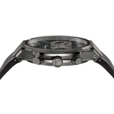 Salvatore Ferragamo Sapphire Chrono Black Dial Black Rubber Strap Watch for Men - SFME00621