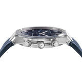 Salvatore Ferragamo Sapphire Chrono Blue Dial Blue Rubber Strap Watch for Men - SFME00923