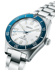 Seiko Prospex Diver 140th Anniversary Limited Edition White Dial Silver Steel Strap Watch For Men - SPB213J1