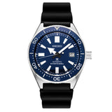 Seiko Prospex Analogue Automatic Diver Blue Dial Black Rubber Strap Watch For Men - SPB053J1