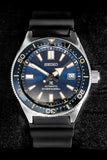 Seiko Prospex Analogue Automatic Diver Blue Dial Black Rubber Strap Watch For Men - SPB053J1