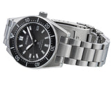 Seiko Prospex 1965 Modern Re Interpretation Automatic Black Dial Silver Steel Strap Watch For Men - SPB143J1