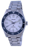 Seiko Prospex Diver 140th Anniversary Limited Edition White Dial Silver Steel Strap Watch For Men - SPB213J1