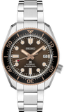 Seiko Prospex Sea Diver Automatic Brown Dial Silver Steel Strap Watch For Men - SPB240J1