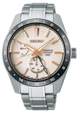 Seiko Presage Sharp Edged Series Automatic GMT Champagne Dial Silver Steel Strap Watch For Men - SPB273J1