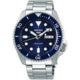 Seiko 5 Sports Automatic Analog Blue Dial Silver Steel Strap Watch For Men - SRPD51K1