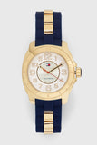 Tommy Hilfiger White Dial Two Tone Steel Strap Watch for Women - 1781307