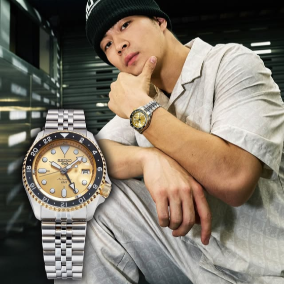 セイコー 5 スポーツ GMT 自動巻き 70周年記念 台湾限定版 ゴールド セイコー 5 スポーツ GMT 自動巻き 70周年記念 台湾限定版 ゴールド
