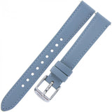 Fossil Jacqueline White Dial Light Blue Leather Strap Watch for Women - ES3821