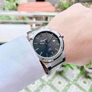 Salvatore Ferragamo F-80 Classic Black Dial Black Leather Strap  Watch for Men - SFDT00219