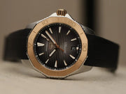 Tag Heuer Aquaracer Professional 200 Automatic Diamonds Black Dial Black Rubber Strap Watch for Women - WBP2451.FT6200
