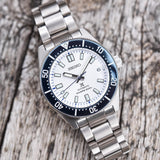 Seiko Prospex Diver 140th Anniversary Limited Edition White Dial Silver Steel Strap Watch For Men - SPB213J1