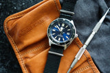 Seiko Prospex Analogue Automatic Diver Blue Dial Black Rubber Strap Watch For Men - SPB053J1