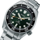 Seiko Prospex 140th Anniversary Limited Divers Green Dial Silver Steel Strap Watch For Men - SPB207J1