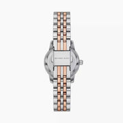 Michael Kors Lexington Three-Hand White Dial Two Tone Steel Strap Watch for Women - MK4817