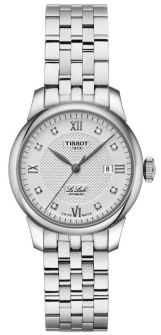 Tissot Le Locle 自動レディース シルバー ダイヤル シルバー スチール