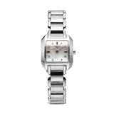 Tissot T Wave Diamonds Mother of Pearl Dial Silver Steel Strap Watch for Women - T02.1.285.74