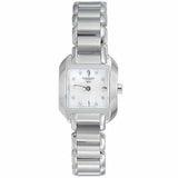 Tissot T Wave Diamonds Mother of Pearl Dial Silver Steel Strap Watch for Women - T02.1.285.74