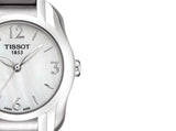 Tissot T Wave Mother of Pearl Dial Jam Tangan Tali Baja Dua Warna Untuk Wanita - T023.210.11.117.00