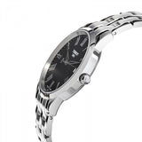 Tissot T Classic Dream Black Dial Silver Steel Strap Watch for Men - T033.410.11.053.01