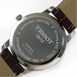 Tissot T Classic Dream White Dial Brown Leather Strap Watch for Men - T033.410.16.013.01