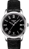 Tissot Classic Dream Black Dial Black Leather Strap Watch for Men - T033.410.16.053.01