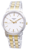 Tissot T Classic Dream White Dial Two Tone Steel Strap Watch for Men - T033.410.22.011.01