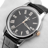 Tissot T Classic Dream Black Dial Black Leather Strap Watch for Men - T033.410.26.053.01