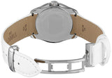 Tissot Couturier Jam Tangan Wanita Tali Kulit Putih Dial Perak untuk Wanita - T035.210.16.011.00