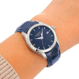 Tissot Couturier Lady Blue Dial Blue Leather Strap Watch for Women - T035.210.16.041.00