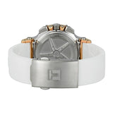 Tissot T Race Chronograph White Dial White Rubber Strap Watch for Women - T048.217.27.017.00