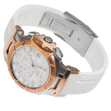 Tissot T Race Chronograph White Dial White Rubber Strap Watch for Women - T048.217.27.017.00