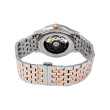 Tissot Tradition Powermatic 80 Open Heart Silver Dial Two Tone Steel Strap Jam Tangan Untuk Pria - T063.907.22.038.01