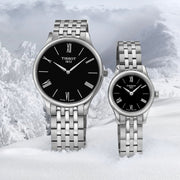 Tissot T Classic Tradition 5.5 Lady Black Dial Watch For Women - T063.009.11.058.00