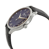 Tissot T Classic Tradition Jam Tangan Tali Kulit Hitam Dial Biru Untuk Pria - T063.610.16.047.00