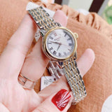 Tissot Carson Lady White Dial Two Tone Steel Strap Jam Tangan Wanita - T085.210.22.013.00