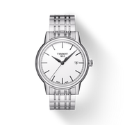 Tissot Carson Steel White Dial Silver Steel Strap Watch For Men - T085.410.11.011.00