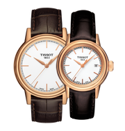 Tissot Carson Lady Steel Quartz Brown Leather Strap Watch For Women - T085.210.36.011.00