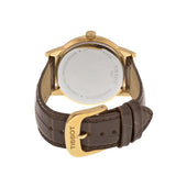 Tissot T Classic Carson Jam Tangan Tali Kulit Coklat Dial Putih Untuk Pria - T085.410.36.013.00