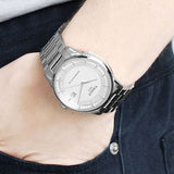 Tissot Luxury Powermatic 80 Silver Dial Silver Steel Strap Jam Tangan Untuk Pria - T086.407.11.031.00