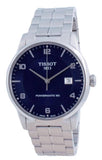 Tissot Luxury Powermatic 80 Blue Dial Silver Steel Strap Jam Tangan Untuk Pria - T086.407.11.047.00