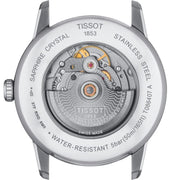 Tissot Luxury Powermatic 80 Black Dial Black Leather Strap Watch For Men - T086.407.16.057.00