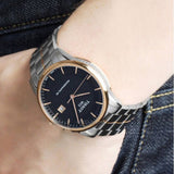 Jam Tangan Pria Tissot Luxury Powermatic 80 Dial Hitam dengan Tali Baja Perak - T086.407.22.051.00