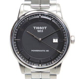 Jam Tangan Pria Tissot Luxury Powermatic 80 Dial Hitam dengan Tali Baja Perak - T086.407.11.051.00