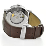 Tissot Luxury Powermatic 80 Silver Dial Brown Leather Strap Watch Untuk Pria - T086.407.16.031.00